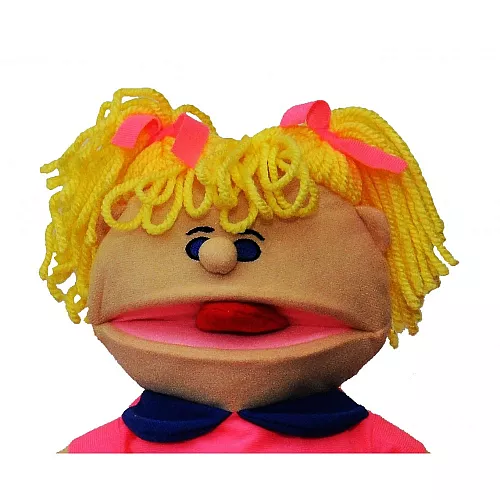 Логопедична лялька рукавичка Puppets Дівчинка в рожевому Логопедична лялька рукавичка Puppets Дівчинка в рожевому