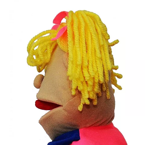 Логопедична лялька рукавичка Puppets Дівчинка в рожевому Логопедична лялька рукавичка Puppets Дівчинка в рожевому