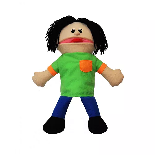 Логопедична лялька рукавичка Puppets Хлопчик в зеленому Логопедична лялька рукавичка Puppets Хлопчик в зеленому
