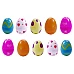 Набір Різнобарвні яйця з малюнком 6 см (10 шт) від Obetty