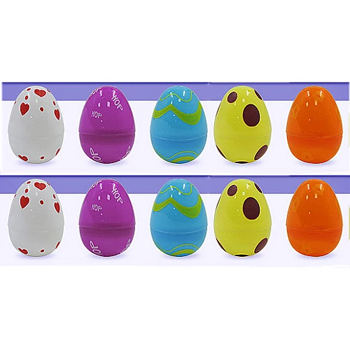 Набір Різнобарвні яйця з малюнком 6 см (10 шт) від Obetty