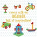 Сенсорный конструктор Кубики (160 шт) от ECR4Kids