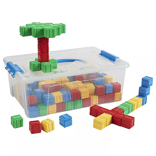 Сенсорный конструктор Кубики (160 шт) от ECR4Kids Сенсорный конструктор Кубики (160 шт) от ECR4Kids