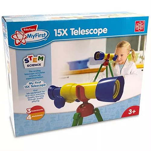 Дитячий телескоп 15x зі штативом від Edu-Toys Дитячий телескоп 15x зі штативом від Edu-Toys