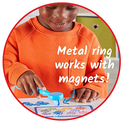 Навчальний магнітний набір Рядкові літери (156 шт) від hand2mind