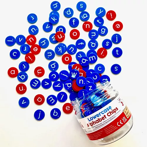 Навчальний магнітний набір Рядкові літери (156 шт) від hand2mind