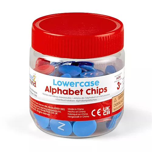 Навчальний магнітний набір Рядкові літери (156 шт) від hand2mind