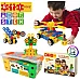 Розвиваючий STEM конструктор з шестернями (101 шт) від ETI Toys