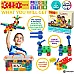 Розвиваючий STEM конструктор з шестернями (101 шт) від ETI Toys