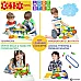 Розвиваючий STEM конструктор з шестернями (192 шт) від ETI Toys