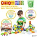 Розвиваючий STEM конструктор з шестернями (192 шт) від ETI Toys