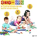 Развивающий STEM конструктор с шестеренками (92 шт) от ETI Toys