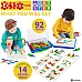 Развивающий STEM конструктор с шестеренками (92 шт) от ETI Toys