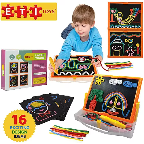 Набір для творчості Малювання шнурками (58 шт) від ETI Toys Набір для творчості Малювання шнурками (58 шт) від ETI Toys