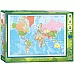 Настольная игра пазлы Карта мира (1000 элементов) от EuroGraphics
