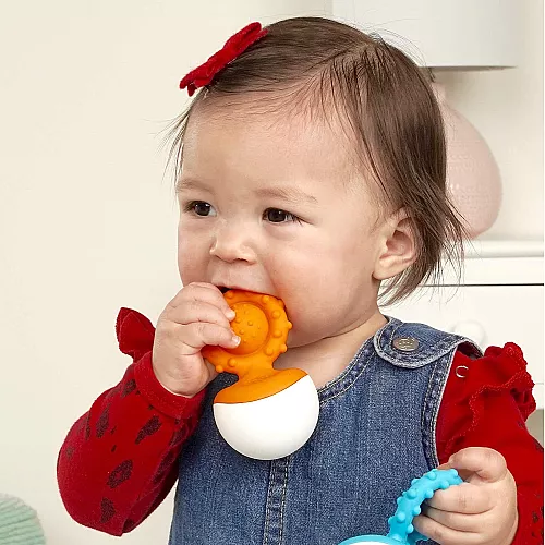 Розвиваюча сенсорна іграшка прорізувач для зубів (1 шт) від Fat Brain Toys Розвиваюча сенсорна іграшка прорізувач для зубів (1 шт) від Fat Brain Toys