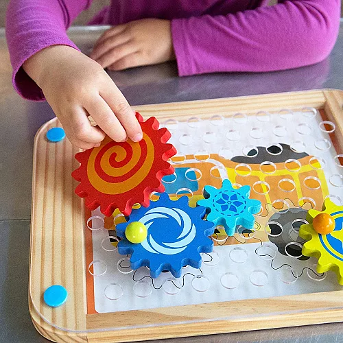 Развивающий логический набор Шестеренки пазл от Fat Brain Toys Развивающий логический набор Шестеренки пазл от Fat Brain Toys