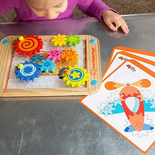 Развивающий логический набор Шестеренки пазл от Fat Brain Toys Развивающий логический набор Шестеренки пазл от Fat Brain Toys