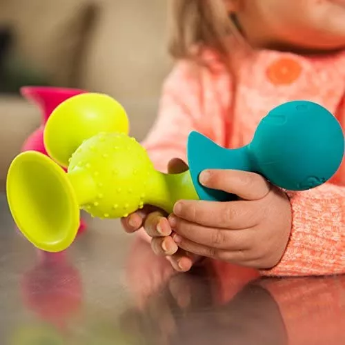 Развивающий сенсорный набор на присосках Сквигз (3 шт) от Fat Brain Toys Развивающий сенсорный набор на присосках Сквигз (3 шт) от Fat Brain Toys