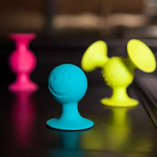 Развивающий сенсорный набор на присосках Сквигз (3 шт) от Fat Brain Toys Развивающий сенсорный набор на присосках Сквигз (3 шт) от Fat Brain Toys