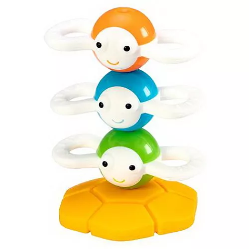Сенсорная игрушка магнитная пирамидка Пчелки (3 шт) от Fat Brain Toys Сенсорная игрушка магнитная пирамидка Пчелки (3 шт) от Fat Brain Toys