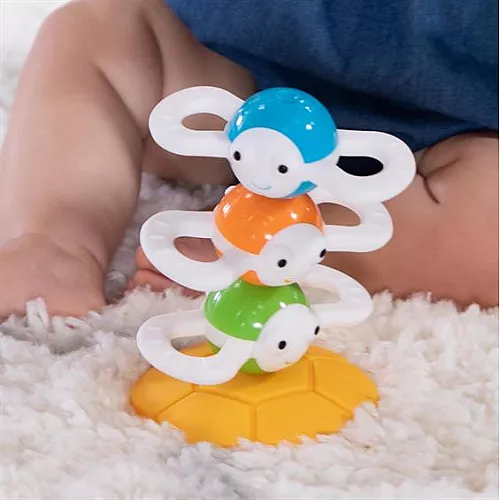 Сенсорная игрушка магнитная пирамидка Пчелки (3 шт) от Fat Brain Toys Сенсорная игрушка магнитная пирамидка Пчелки (3 шт) от Fat Brain Toys