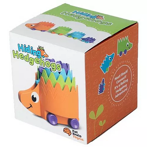 Розвиваюча іграшка каталка пірамідка Їжачки (4 шт) від Fat Brain Toys Розвиваюча іграшка каталка пірамідка Їжачки (4 шт) від Fat Brain Toys