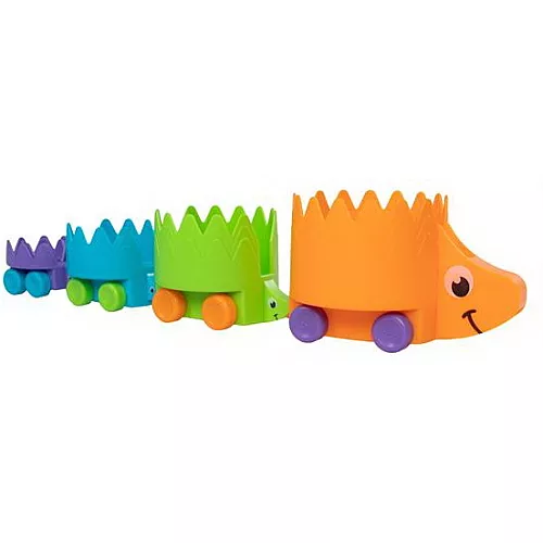 Розвиваюча іграшка каталка пірамідка Їжачки (4 шт) від Fat Brain Toys Розвиваюча іграшка каталка пірамідка Їжачки (4 шт) від Fat Brain Toys