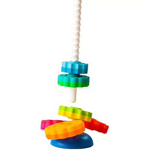 Тактильная игрушка винтовая Пирамидка от Fat Brain Toys Тактильная игрушка винтовая Пирамидка от Fat Brain Toys