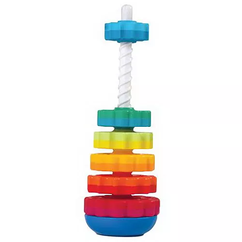 Тактильная игрушка винтовая Пирамидка от Fat Brain Toys Тактильная игрушка винтовая Пирамидка от Fat Brain Toys
