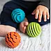Прорезыватель-погремушка Сенсорные шары (3 шт) от Fat Brain Toys