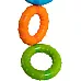 Развивающый сенсорный набор Цветные магнитные колечки (3 шт) от Fat Brain Toys