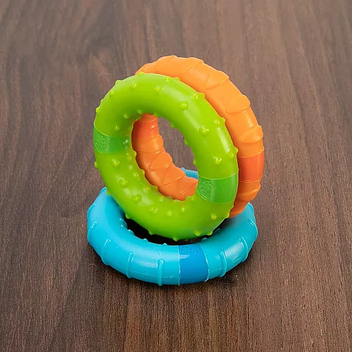 Развивающый сенсорный набор Цветные магнитные колечки (3 шт) от Fat Brain Toys Развивающый сенсорный набор Цветные магнитные колечки (3 шт) от Fat Brain Toys