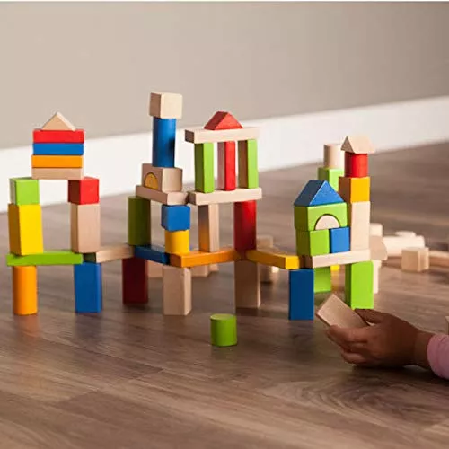 Будівельний набір Дерев'яні блоки (100 шт) від Fat Brain Toys Будівельний набір Дерев'яні блоки (100 шт) від Fat Brain Toys