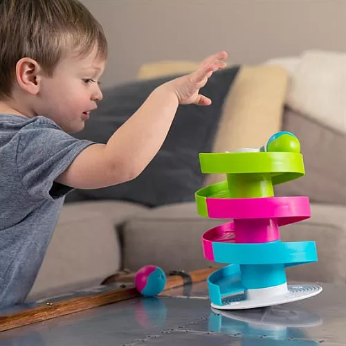 Розвиваючий набір Трек балансир з кульками від Fat Brain Toys Розвиваючий набір Трек балансир з кульками від Fat Brain Toys