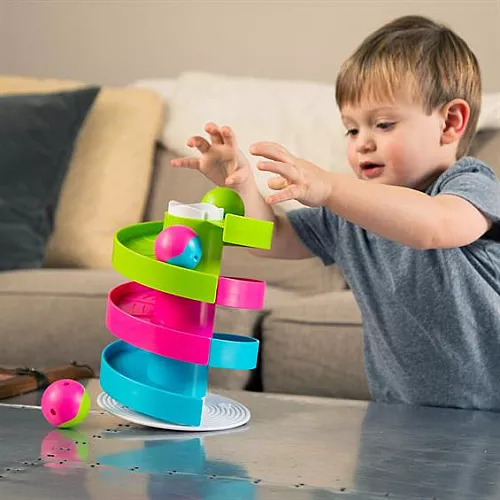 Розвиваючий набір Трек балансир з кульками від Fat Brain Toys Розвиваючий набір Трек балансир з кульками від Fat Brain Toys