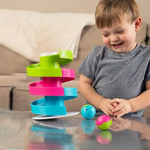Розвиваючий набір Трек балансир з кульками від Fat Brain Toys Розвиваючий набір Трек балансир з кульками від Fat Brain Toys