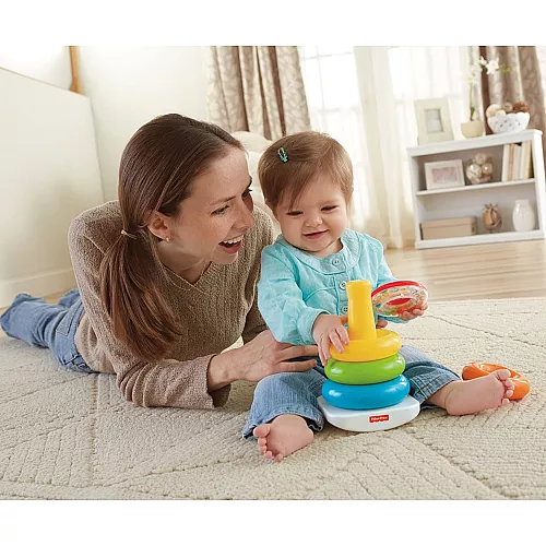 Развивающий набор для сортировки Пирамидка и формы от Fisher-Price Развивающий набор для сортировки Пирамидка и формы от Fisher-Price