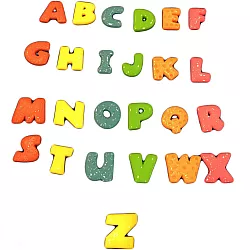Тактильный набор Сенсорные текстурированные буквы ABC (26 шт) от Fun and Function