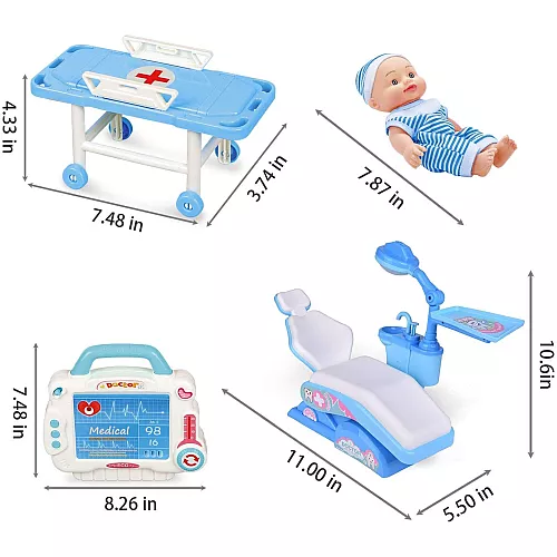 Развивающий набор Врача стоматолога от FUN LITTLE TOYS Развивающий набор Врача стоматолога от FUN LITTLE TOYS