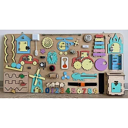 Развивающая игрушка Бизиборд 120х60 см