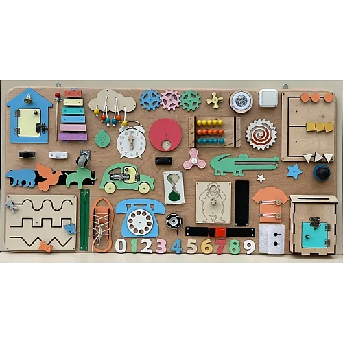 Развивающая игрушка Бизиборд 120х60 см