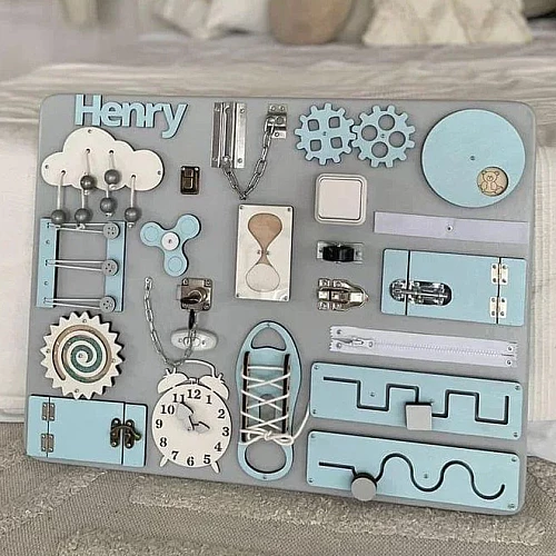 Развивающая игрушка Бизиборд 65х50 см