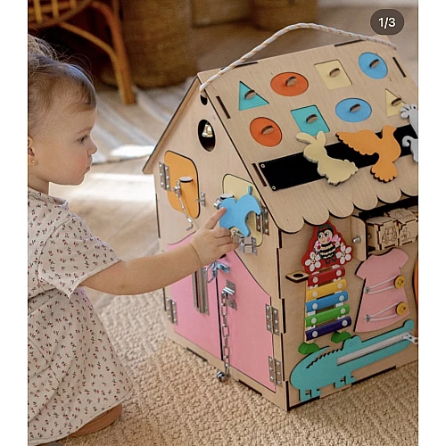 Розвиваюча іграшка Бізібудинок 50х35х35см