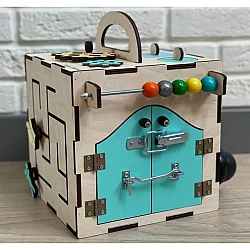 Развивающая игрушка Бизикуб 20х20 см