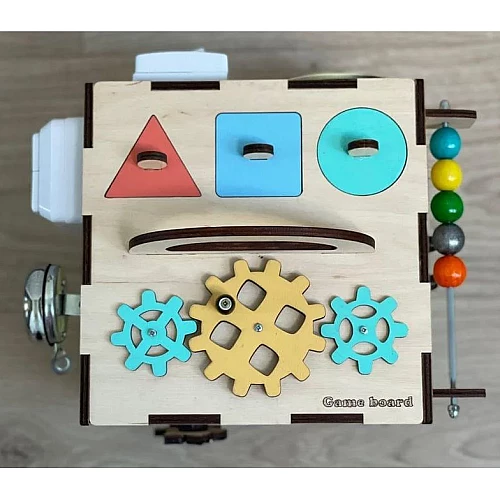 Развивающая игрушка Бизикуб 20х20 см