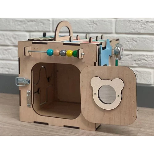 Развивающая игрушка Бизикуб 25х25 см