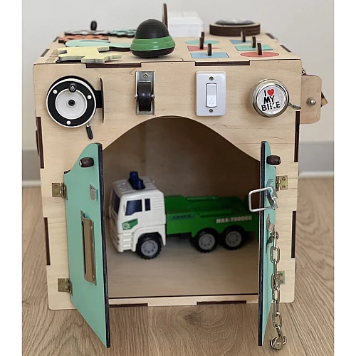 Развивающая игрушка Бизикуб 35х35 см