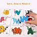 Развивающий набор Монтессори Алфавит и цифры с флеш картами от Gamenote