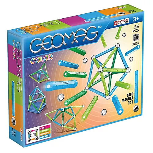 Розвиваючий магнітний конструктор Геомаг (35 шт) від Geomag Розвиваючий магнітний конструктор Геомаг (35 шт) від Geomag